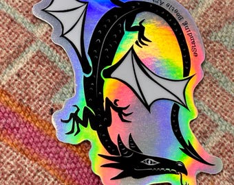 Holographic Dragon Sticker