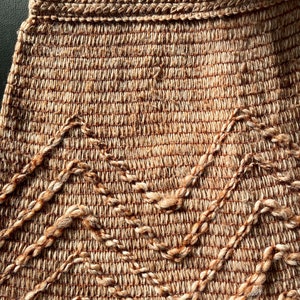 Vtg Chevron Knit Fringe Skirt 25 waist image 9