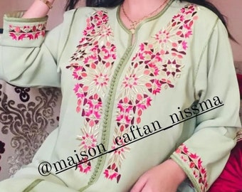 Robe marocaine, robe d'été, caftan Marocaine, caftan, robe traditionnelle