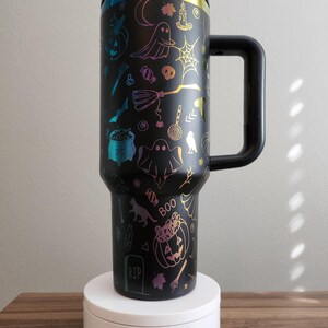 Benutzerdefinierte Laser gravierte Halloween Becher mit Griff | 112 ml Becher