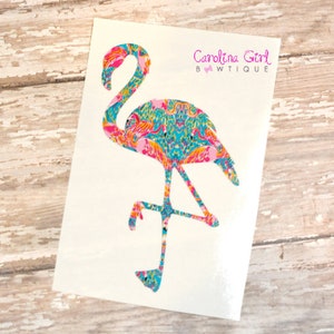 Flamingo Decal, Car Stickers, Yeti Cup Monogram, Vinyl Stickers