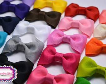 PICK 5 cute hair bows for little girls, Easter basket stuffers for toddler girls, ribbon bows for hair, spring hair accessories for girls