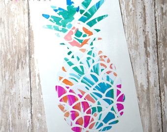 Pineapple Decal ~ Yeti Decal ~ Lilly Car Decal ~ Lilly Decal ~ Lilly Sticker