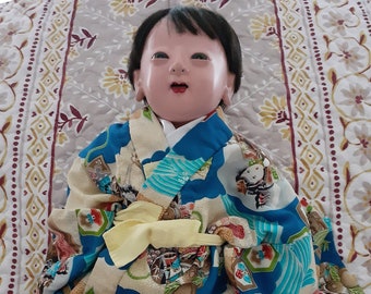 Antique Japanese ichimatsu doll