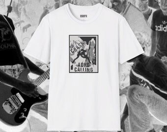 ADHD The Crash Gray:Unisex Softstyle T-Shirt