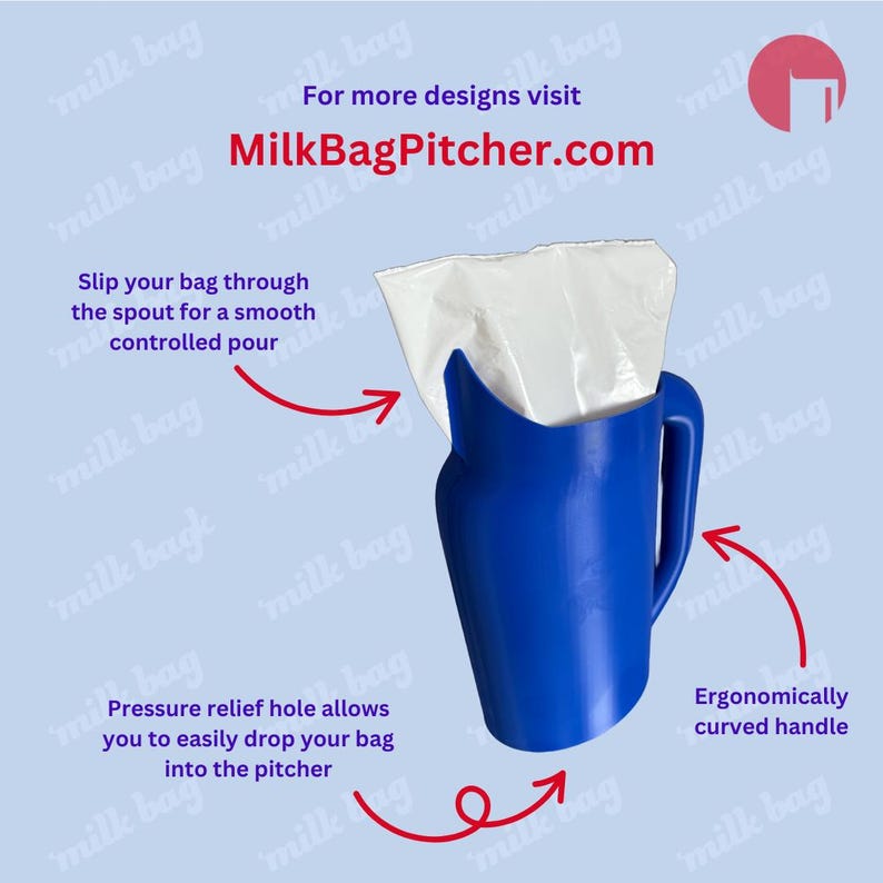 Milk Jug for Bagged Milk Custom Design Made in Canada - Spout Designed ...