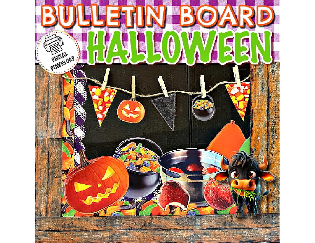 Halloween Treats Bulletin Board | Bulletin Board Kit | Classroom Decor ...