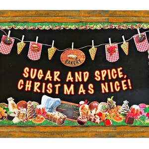 Christmas Bakery Bulletin Board | Bulletin Board Kit | Christmas ...