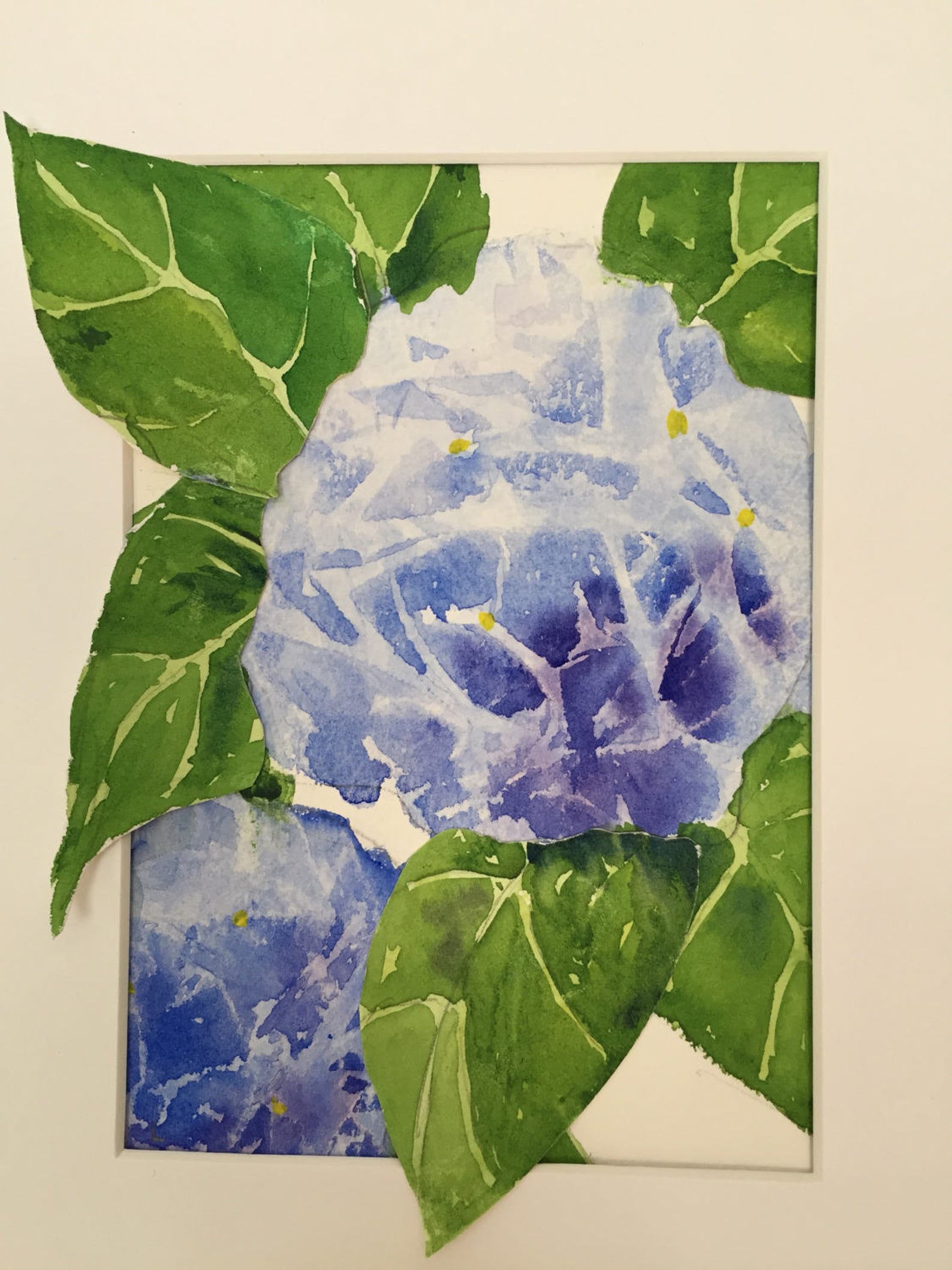 Hydrangea Decor Blue Hydrangea Decor Hydrangea Flower Etsy
