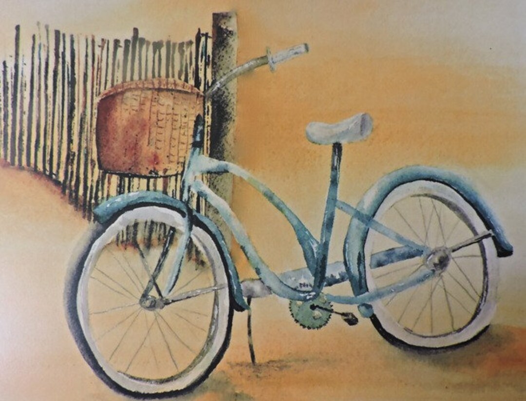cycling canvas wall art