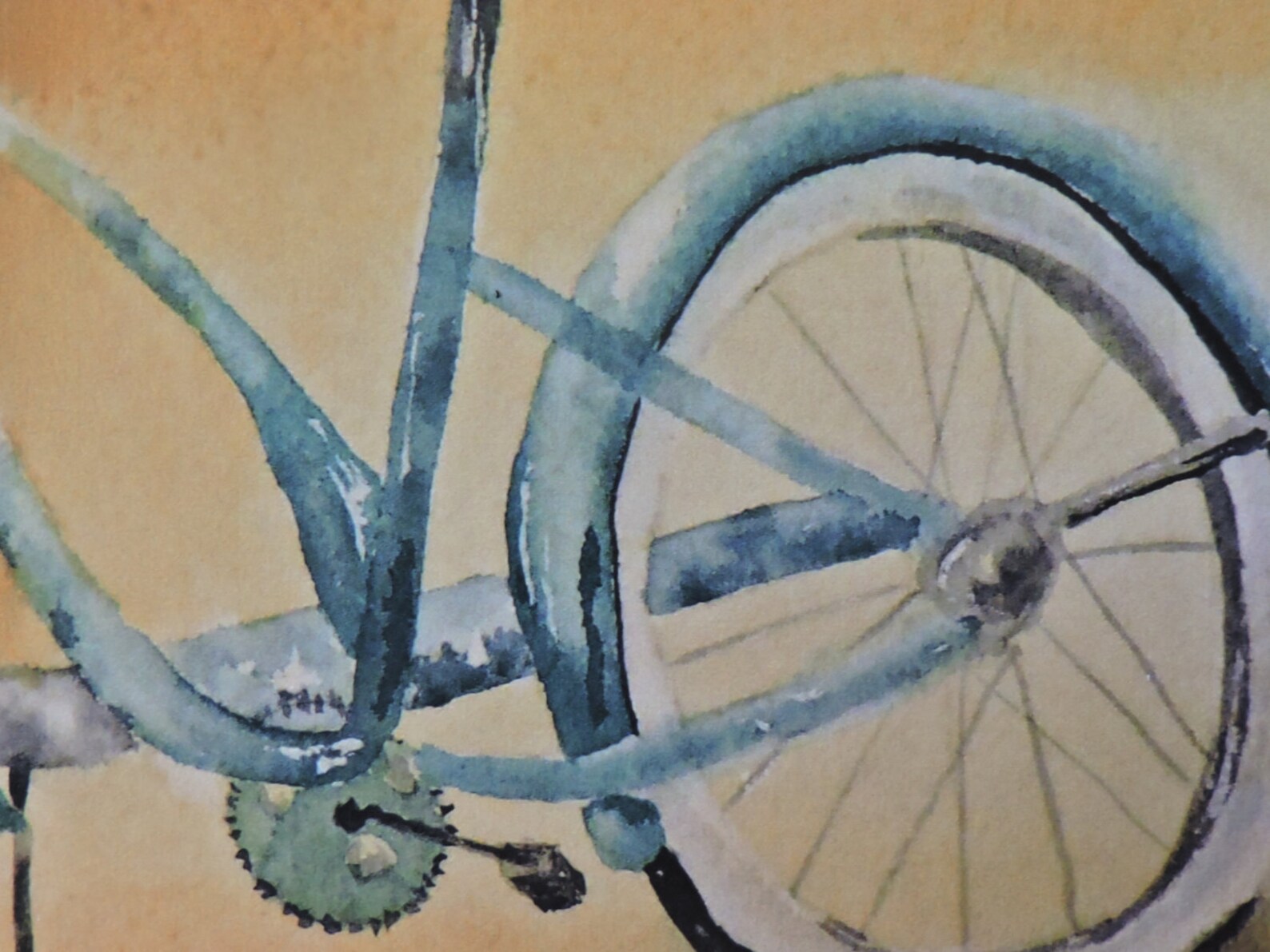 bicycle canvas wall art