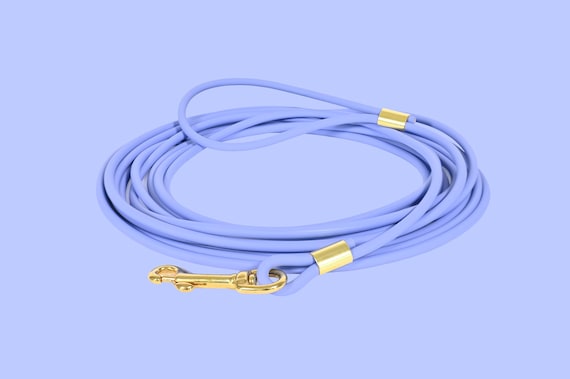 Rolled BioThane® (Coated Rope) Dog Leash, Multiple Lengths: 3, 4, 5, 6, 8 feet - The Boulder Leash