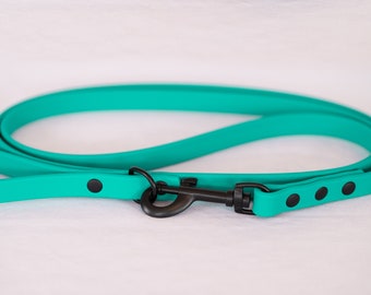 5/8" BioThane Dog Leash - handmade, custom length, custom handle type
