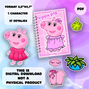 libro occupato, casa delle bambole, regalo fatto a mano, libro, download digitale, stampabile, regalo per bambini, attività per bambini, montessori, fai da te, regali per bambini