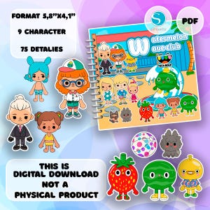 Toca Boca paper house, download digitale, Toca Boca watermelon wave club