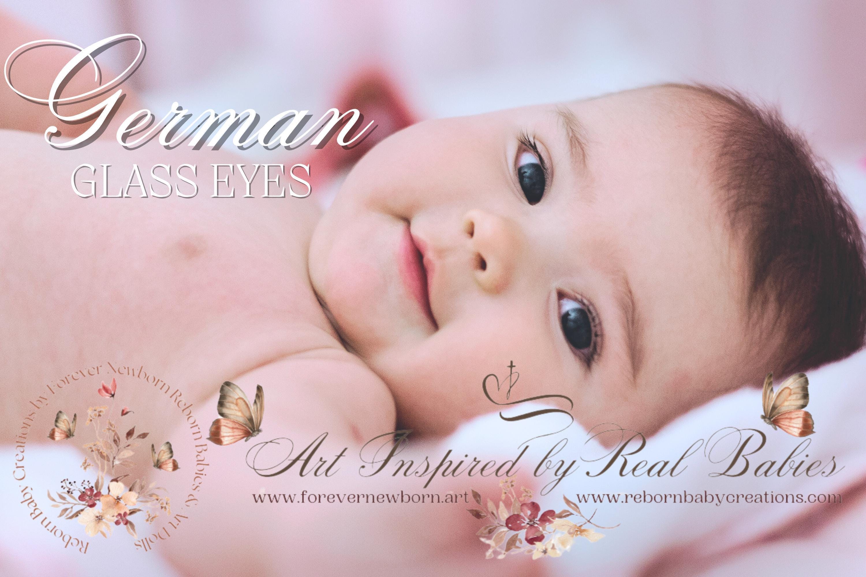 German Glass Eyes: Reborn Baby Add-on UK