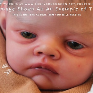 Reborn Baby **Hyper-Realistic** Reborn Doll Hudson Awake by Bonnie Sieben (20 inches Full Limbs)