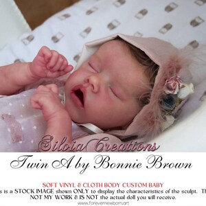 Attention Reborn Baby Collectors ~ Custom Twin A by Bonnie Brown (17"+3/4 Arms Full Legs)