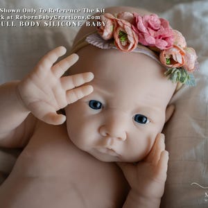 Full Body Silicone Baby Alena - Drink & Wet - by Shi Mrofka (19.5in, 8lb 2oz)