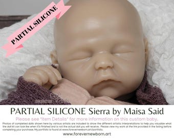 Partial Silicone Baby Doll: Sierra by Maisa Said (16" Full Limbs, Cloth Body)