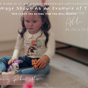 Adelia Reborn Toddler Doll by Olga Tschenskaja (5-6 Year Old Size)