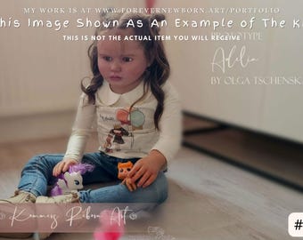 Adelia Reborn Toddler Doll by Olga Tschenskaja **BACKORDERED KIT** (5-6 Year Old Size)