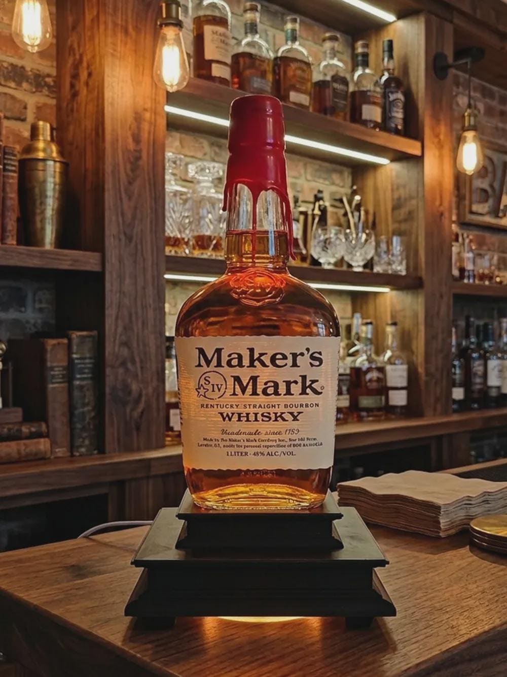 Whisky bottle stand - Etsy 日本