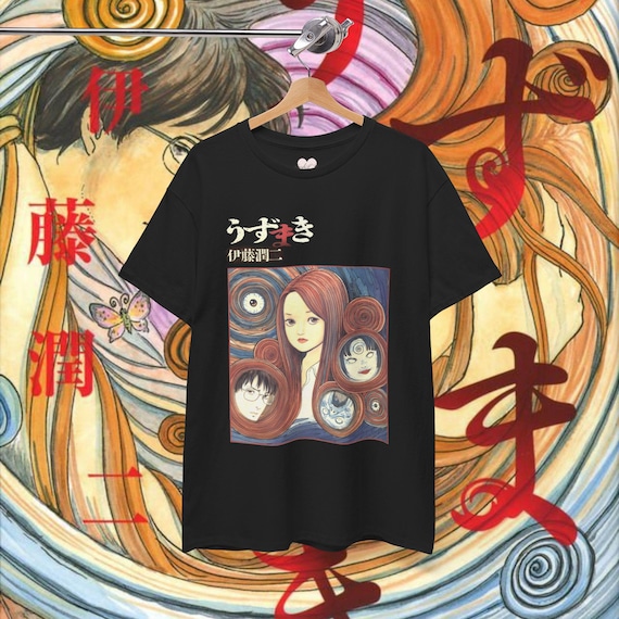 Uzumaki Junji Ito Japanese Horror Manga Anime T-Shirt Gift Uzumaki Junji Ito Japanese Horror Manga Anime T-Shirt Gift