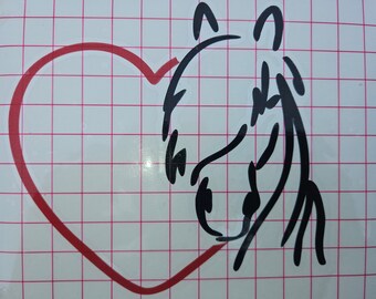 Pferd mit Herz
