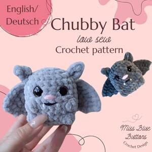 Chubby Bat Crochet Pattern / Beginner Friendly NO SEW - Etsy