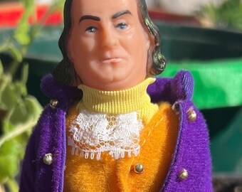 little Ben Franklin,  mego action figure, Massachusetts American hero