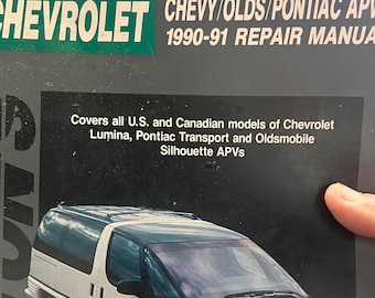 Chevy Lumina, Pontiac Transport, Oldsmobile Silhouette 1990-91 Repair Manual Chilton