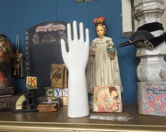 Porcelain Glove Mold Vintage Hand Rare Hall China 9099