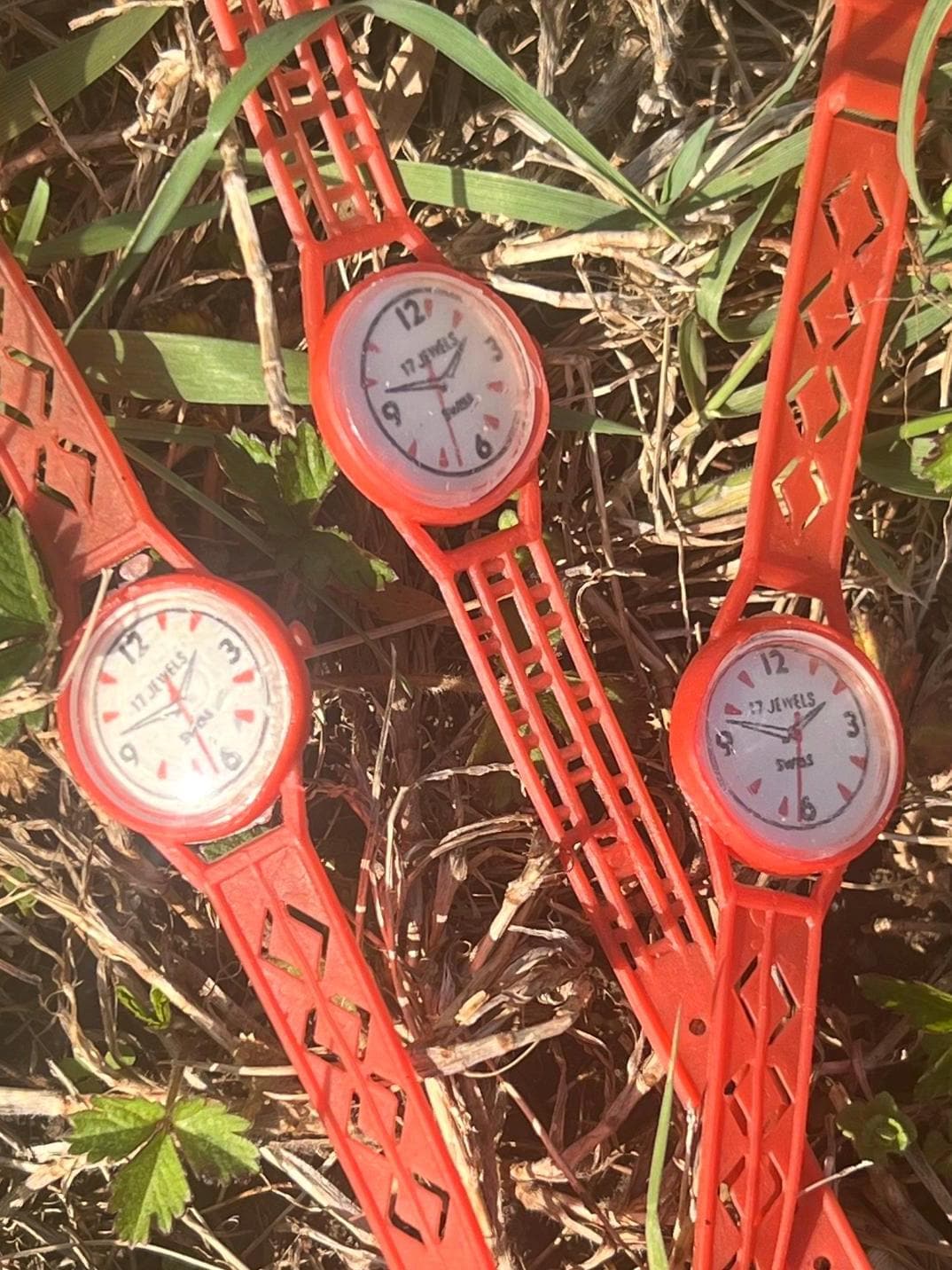 Vintage Toy Trinket Watch Lot: 1960s Novelty Prize - 17 Jewel