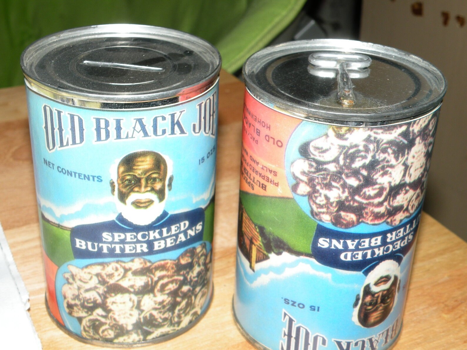 Tin Can Butter Beans Bank Old Black Joe Sardine Key Etsy