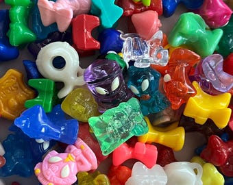 2 Vintage Super Rare Gogo's Crazy Bones - Q-mack & J-box - Etsy
