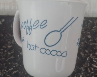 Corelle Corning  Collectible Mugs , 3pc Made in USA blue and white, Tea, cocoa