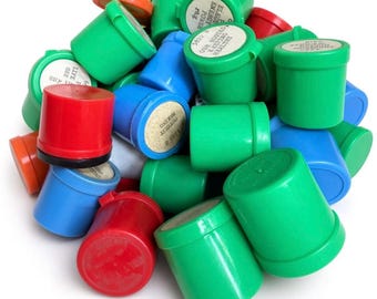 Antique Movie Film Canister for Mixed Media in Fantastic Plastic Container 1960s