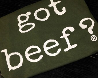 Got Beef?® T-Shirt  Got Beef Tshirt BBQ Tee Unisex 2X 2XL Green  Unisex