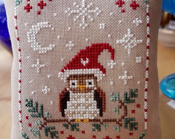 An Owly Christmas Cross Stitch Pattern