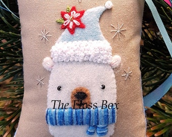 Little Bear Ornament Embroidery Pattern