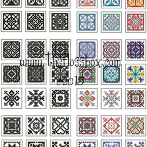 Biscornu Cross Stitch Pattern Pack 2 Etsy