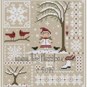 Snow Sampler Cross Stitch Pattern