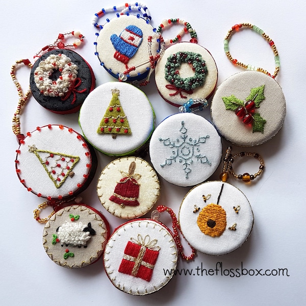 Patrón de bordado de adornos de chapas de botellas