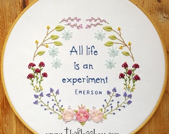 All Life Embroidery Pattern