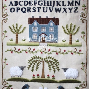 Crewel Embroidery Sampler Pattern