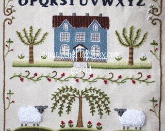 Crewel Embroidery Sampler Pattern