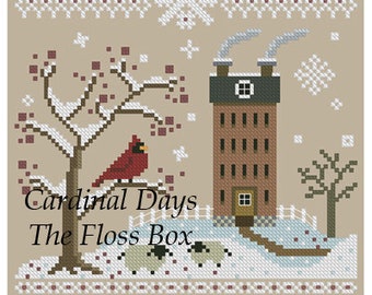 Cardinal Days Cross Stitch Pattern