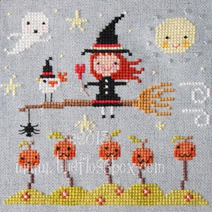 Halloween Ride Cross Stitch Pattern