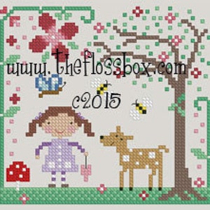 Woodland Spring Cross Stitch